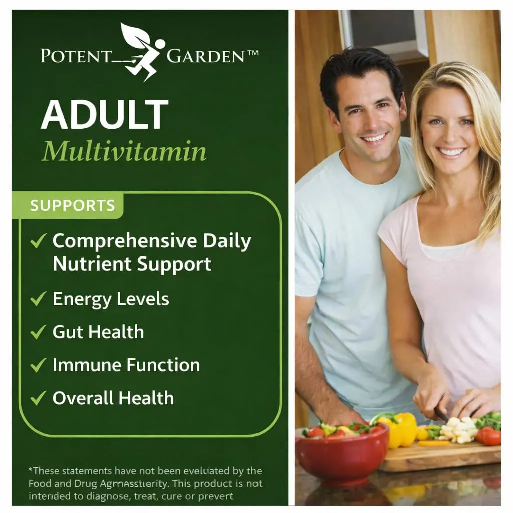 Potent Garden Daily Nutrition Bundle – Superfood Greens + Multivitamin Potent Garden Au supplements