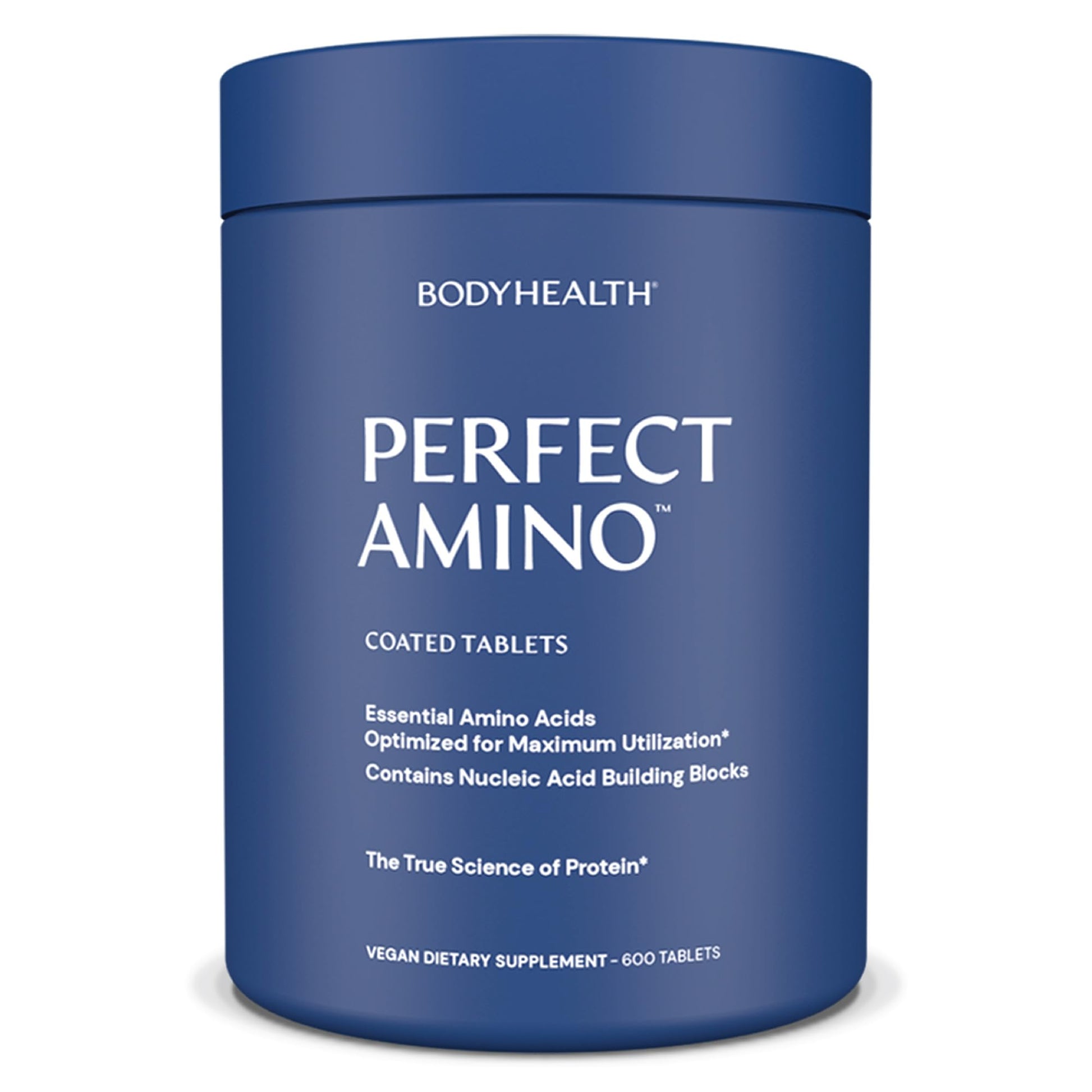 BodyHealth PerfectAmino (600 ct) Easy to Swallow Tablets, Essential Amino Acids Supplement with BCAAs, Vegan Protein for Pre/Post Workout & Muscle Recovery with Lysine, Tryptophan, Leucine, Methionine BodyHealth Au supplements