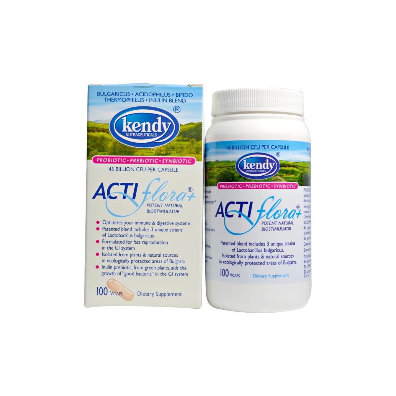 Kendy USA, Actiflora+, Potent Natural Biostimulator, 100 Veggie Caps Kendy Au supplements