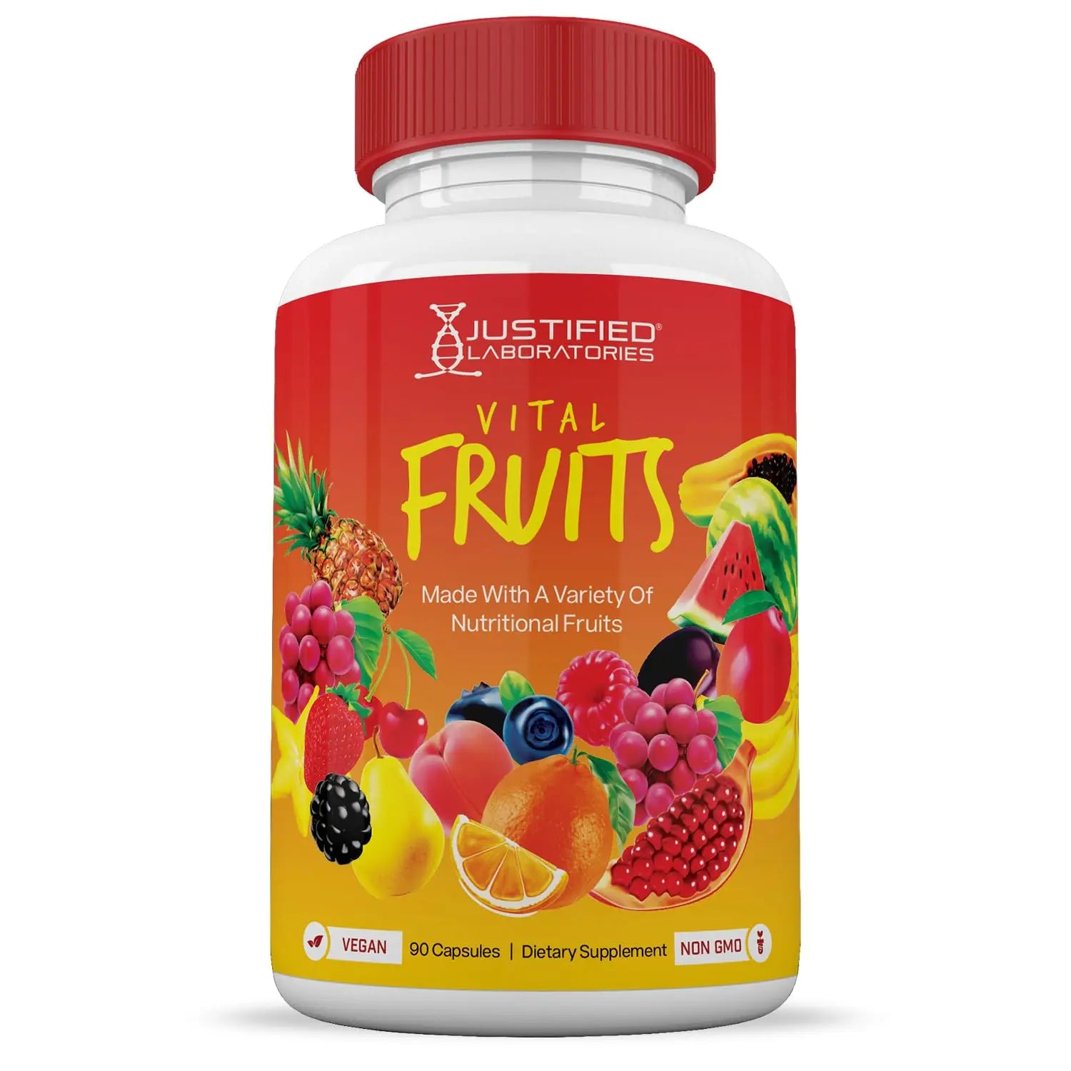 (20 Pack) Vital Fruits and Veggies Supplement Whole Food Red & Green Superfoods Justified Laboratories Au supplements