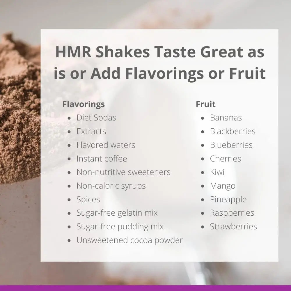 HMR 120 "Classic" Shake Meal Replacement Powder | Chocolate Shake Mix to Support Healthy HMR Au supplements