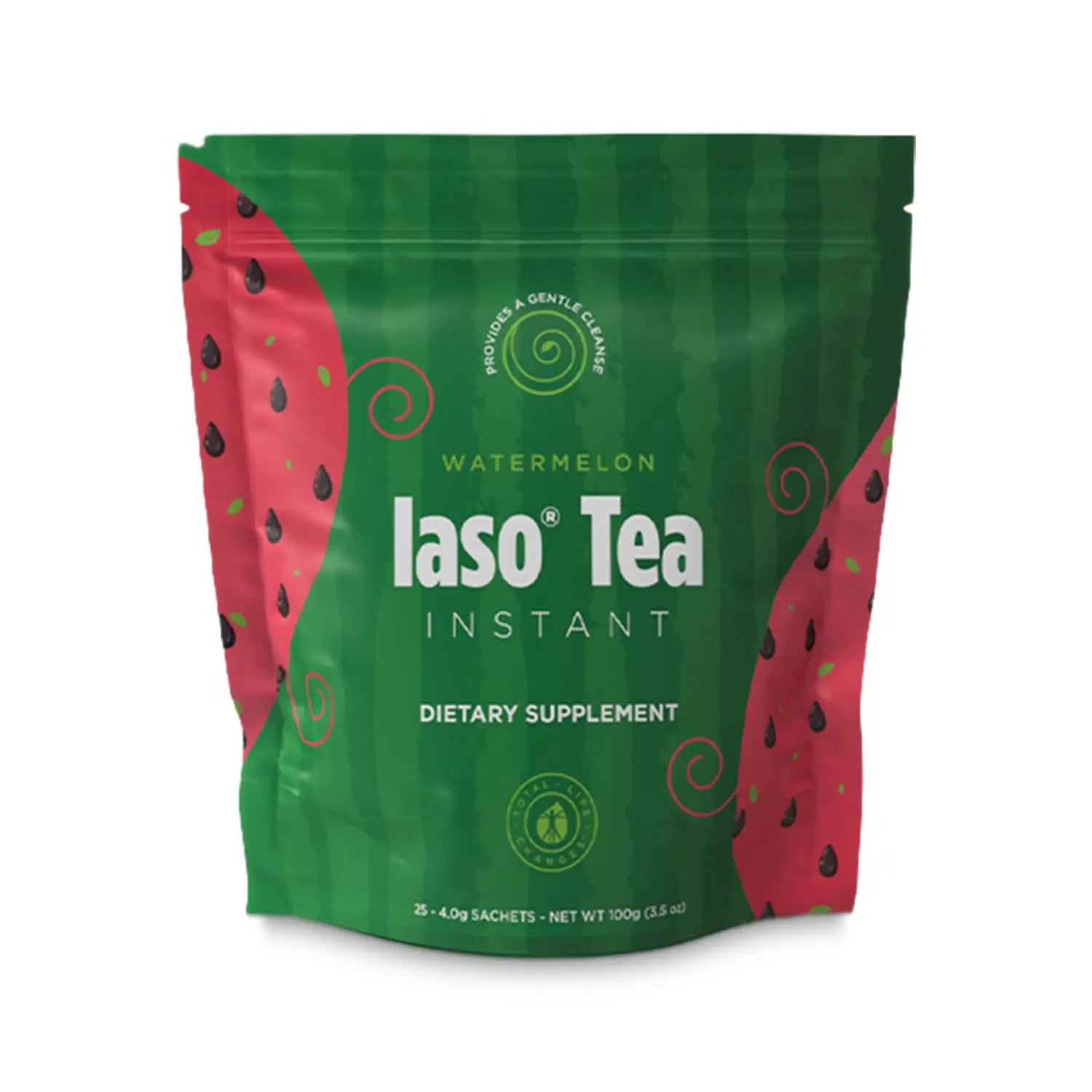 Iaso Instant Tea Watermelon Flavor - 4 grams (25 Sachets) Total Life Changes Au supplements