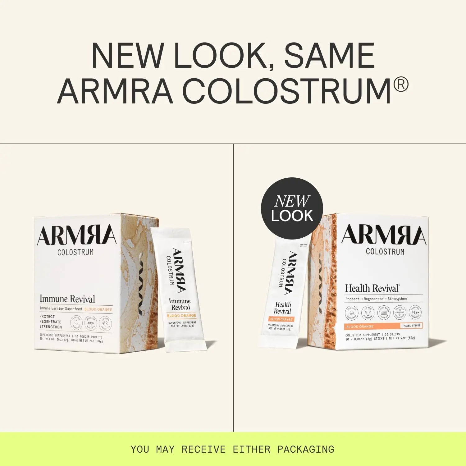 ARMRA Colostrum Powder | Blood Orange | Gut Health & Bloating | Skin & Hair | Immunity | Keto, Gluten & Fat-Free | 60 Servings ARMRA Au supplements