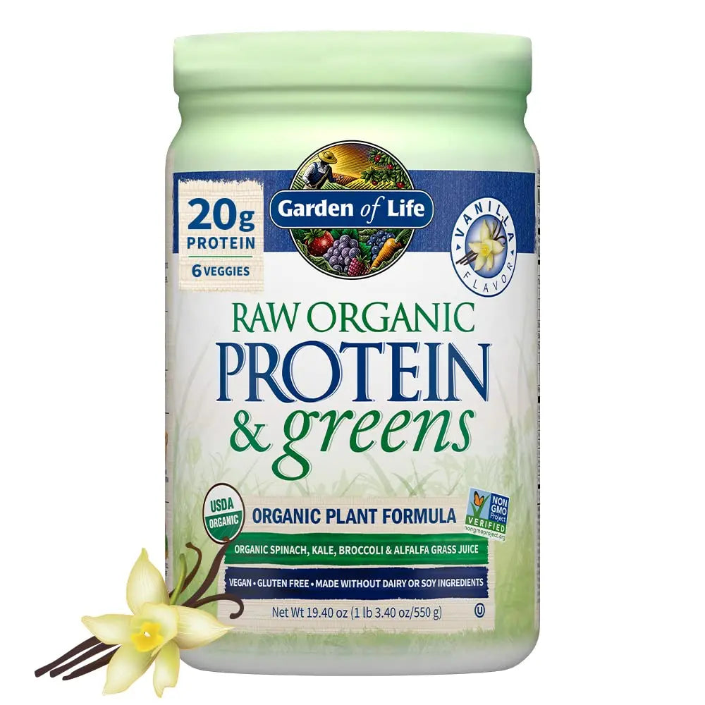 Garden of Life Raw Organic Protein & Greens Vanilla - Vegan Protein Powder Garden of Life Au supplements