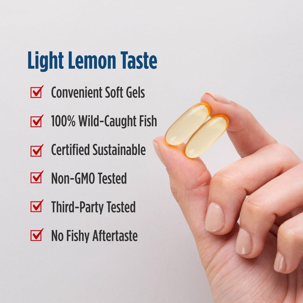 Nordic Naturals EPA Xtra, Lemon - 60 Soft Gels - 1640 mg Omega-3 - High-Intensity EPA Formula for Positive Mood, Heart Health & Healthy Immunity - Non-GMO - 30 Servings Nordic Naturals Au supplements