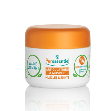 Puressentiel Muscle and Joints Balm - Essential Oil and Shea Butter Balm for Back and Neck Massage - Dye-Free, No Preservatives - 1.01 oz Puressentiel Au supplements