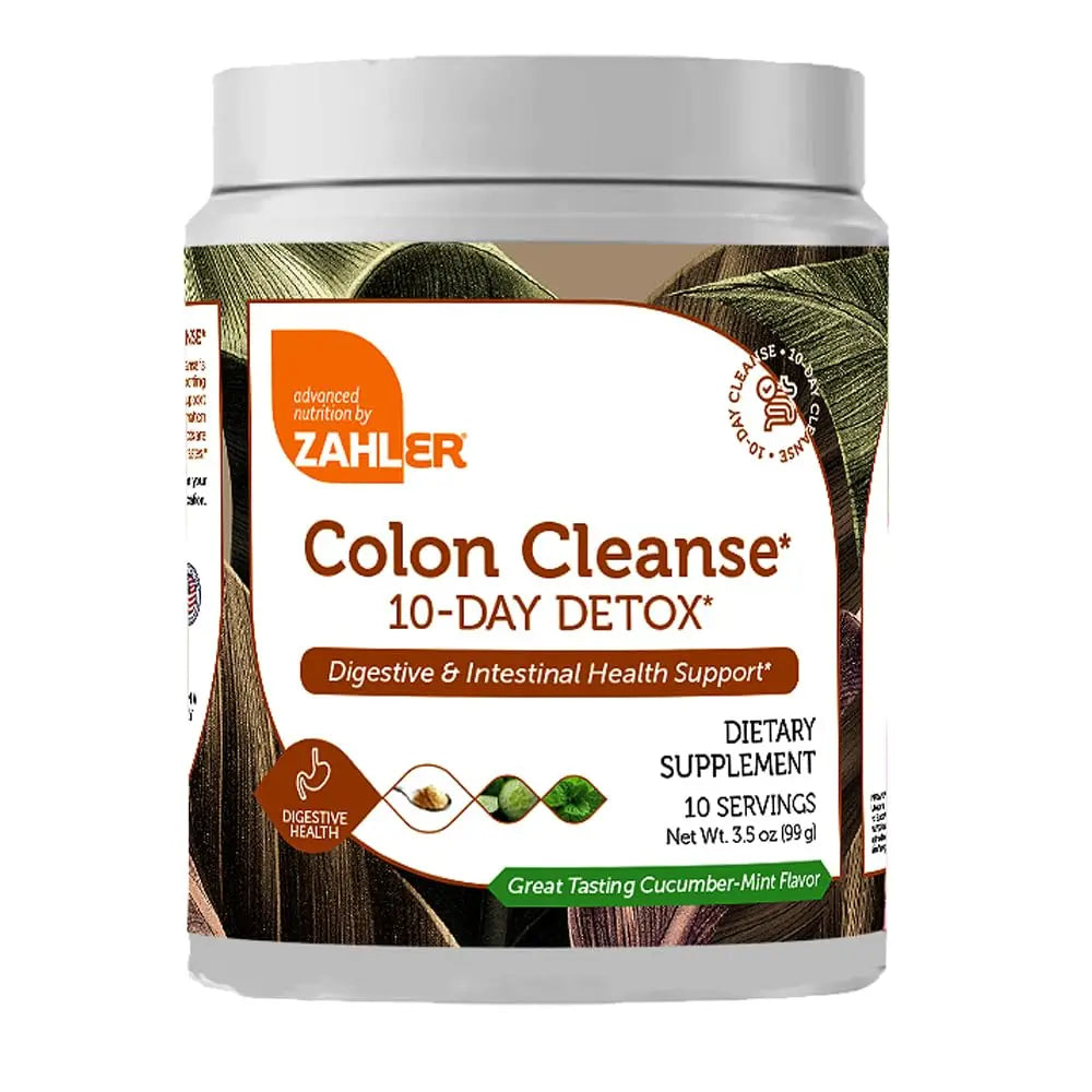 Zahler Colon Cleanse, 10 Day Detox and Gut Health Support, Intestinal Cleanse Supplement Zahler Au supplements