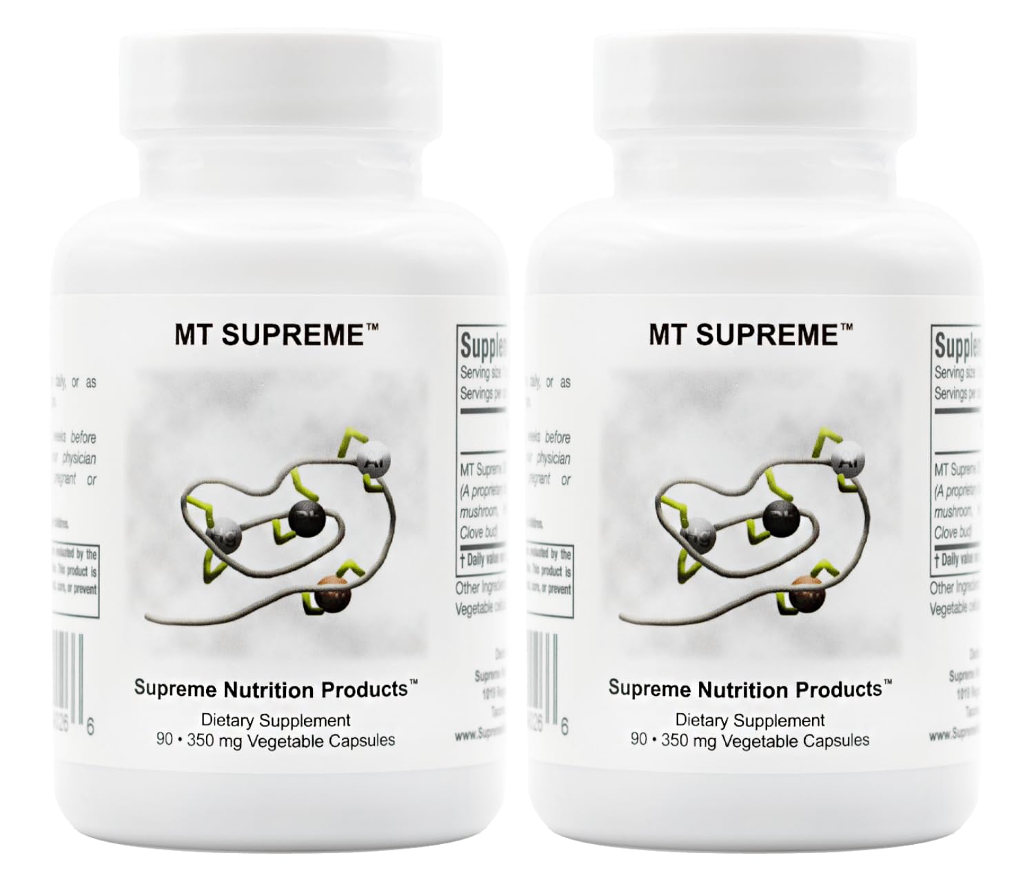 Supreme Nutrition MT Supreme, 90 Pure Herbal Combination Vegetarian Capsules (Pack of 2) Supreme Nutrition Products Au supplements