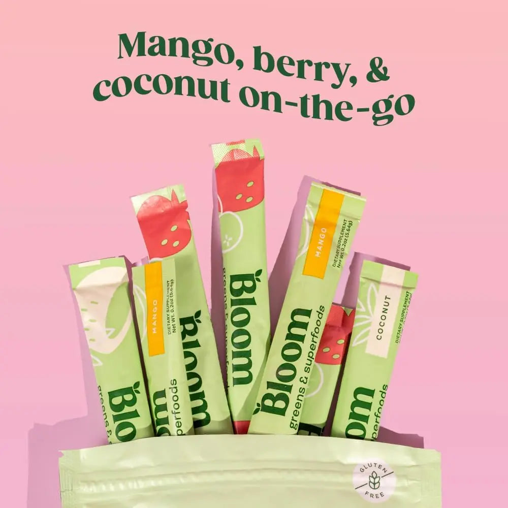 Bloom Nutrition Super Greens Powder Stocking Stuffer Smoothie Mix Bloom Nutrition Au supplements