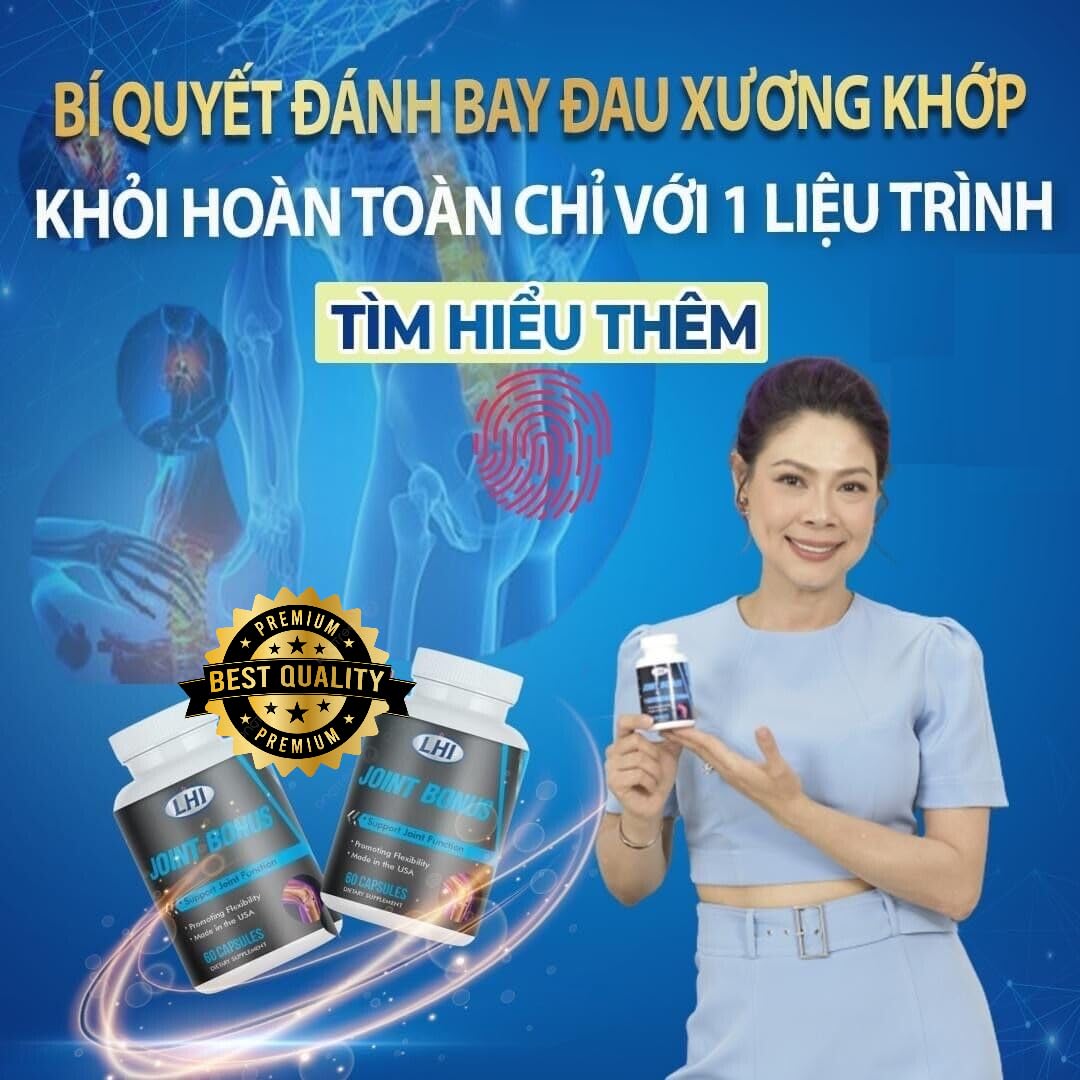 Joint Bonus Hỗ Trợ Xương Khớp (100% Authentic, Sản Phẩm Chính Hãng Tại USA) 2 Bottles Joint Bonus Au supplements