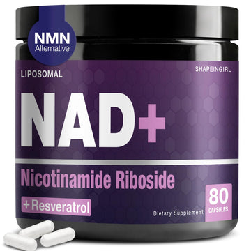 SHAPEINGIRL NAD Supplement - Nicotinamide Riboside Resveratrol 900mg, Liposomal NAD Supplement for Women and Men, NAD Plus Pure Organic SHAPEINGIRL Au supplements