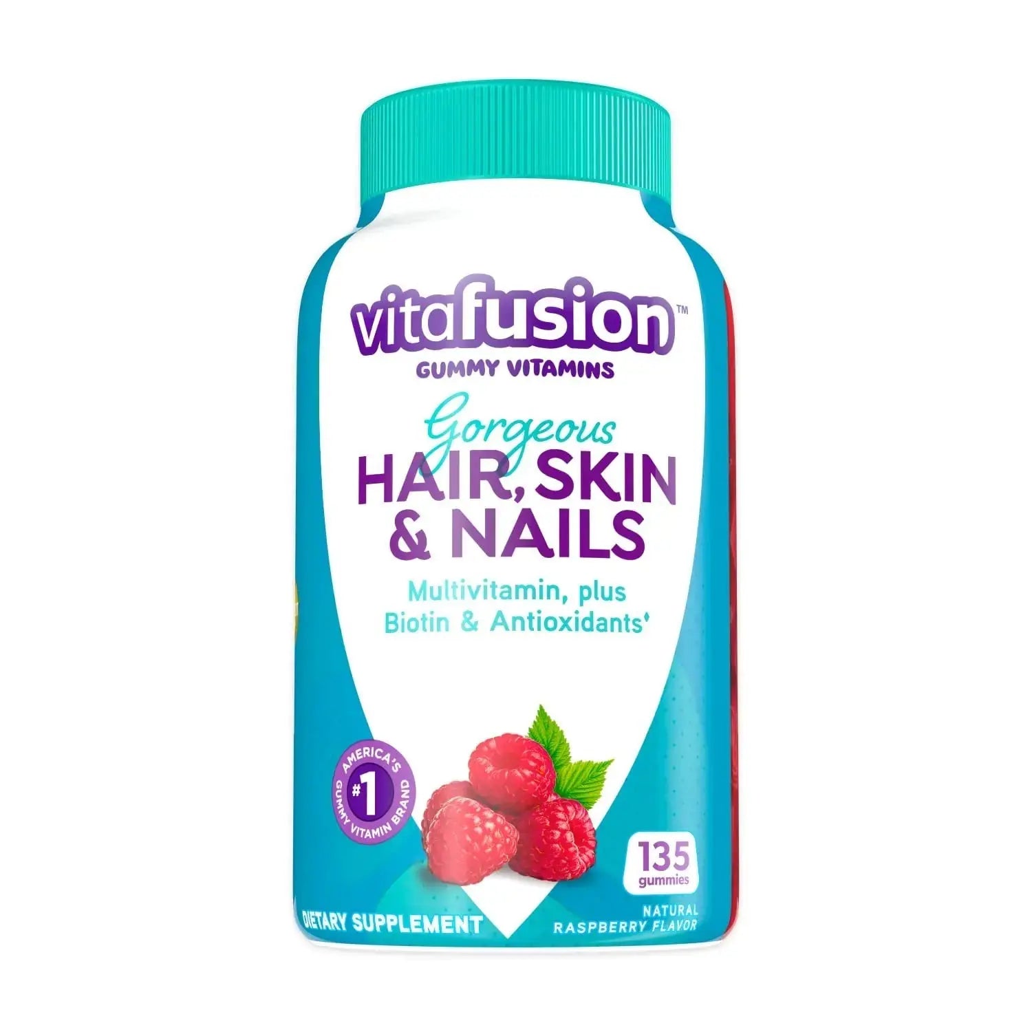 Vitafusion Gorgeous Hair, Skin & Nails Multivitamin Plus Power C Vitamin C Gummies for Immune Support Bundle, 135ct & 150 Count Vitafusion Au supplements