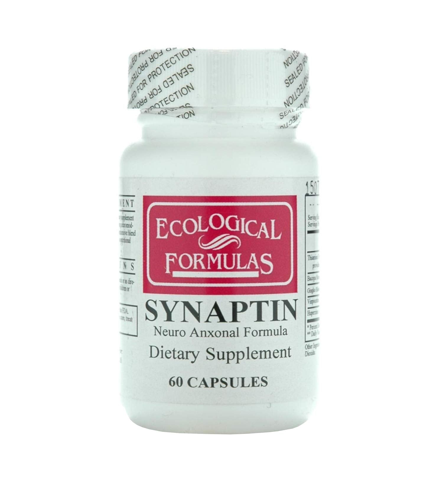 Ecological Formulas Synaptin Neuro Anxonal Formula, White, 60 Count Ecological Formulas Au supplements