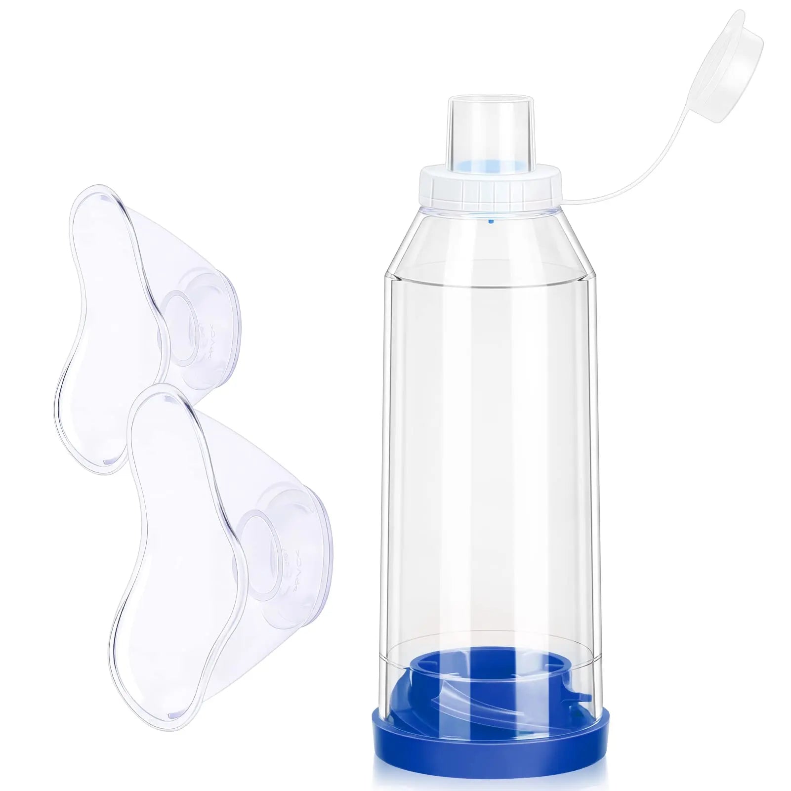 Fivepropy Handheld Spacer for Kids and Adults Includes Child Mask & Adult Blue Fivepropy Au supplements