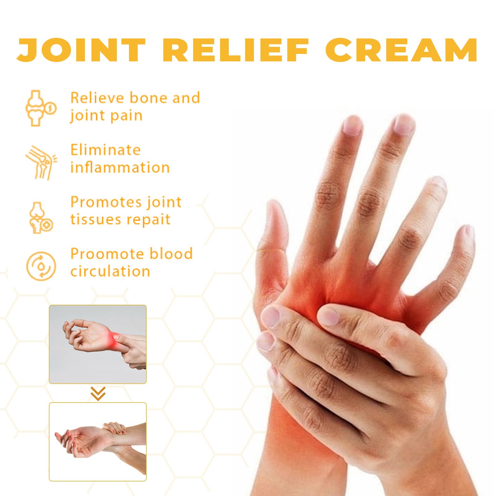 JOYVOIDX Joint & Knee Comfort Cream with Bee Venom and Cassia Flower, Formulated with Glucosamine for Flexibility and Mobility, 0.71oz JOYVOIDX Au supplements