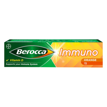 Berocca Immuno Effervescent Tablets, 11 Vitamins and Minerals, Including Vitamins D, C Berocca Au supplements