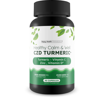 Healthy Calm & Well CDZ Gummies Capsules - Our Best CDZ Supplement Vitamin C D and Zinc - Turmeric Vitamin C D Zinc Magnesium - Our Best Calmwell Cdc Gummies Capsules Zinc Vitamin C Vitamin D Turmeric Happy Health Marketplace Au supplements
