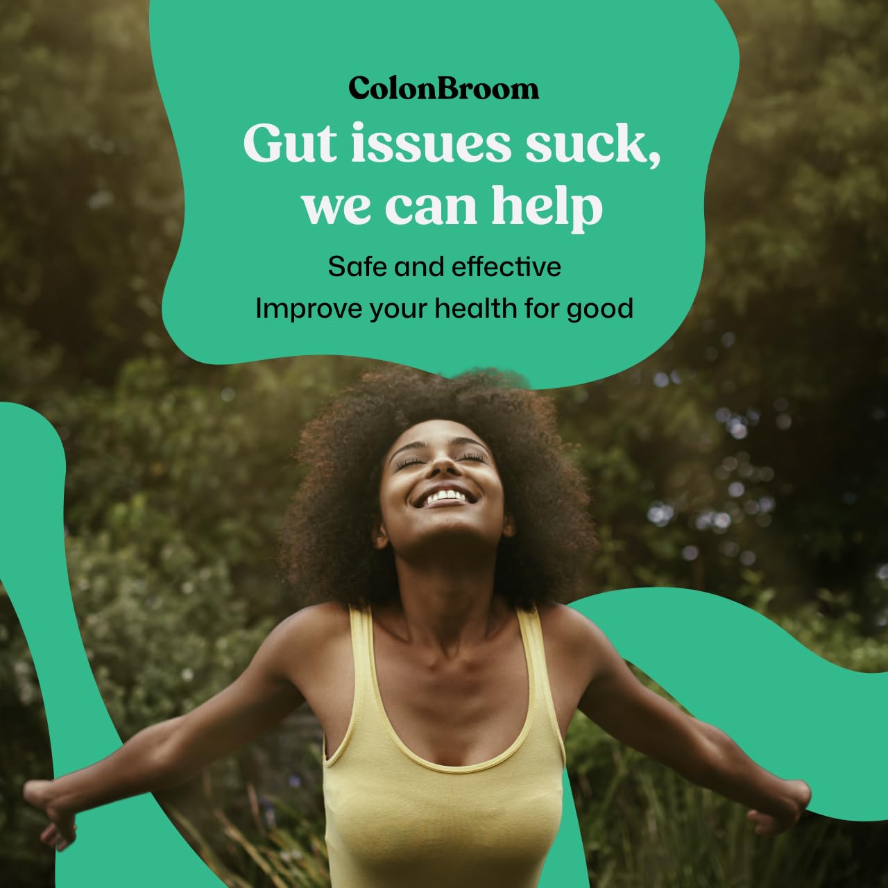 ColonBroom Psyllium Husk Powder - Colon Cleanse for Bloating Relief & Gut Health - Fiber Powder Drink - Easy to Mix - Vegan, Gluten Free, Non-GMO - Strawberry (100 Servings) ColonBroom Au supplements
