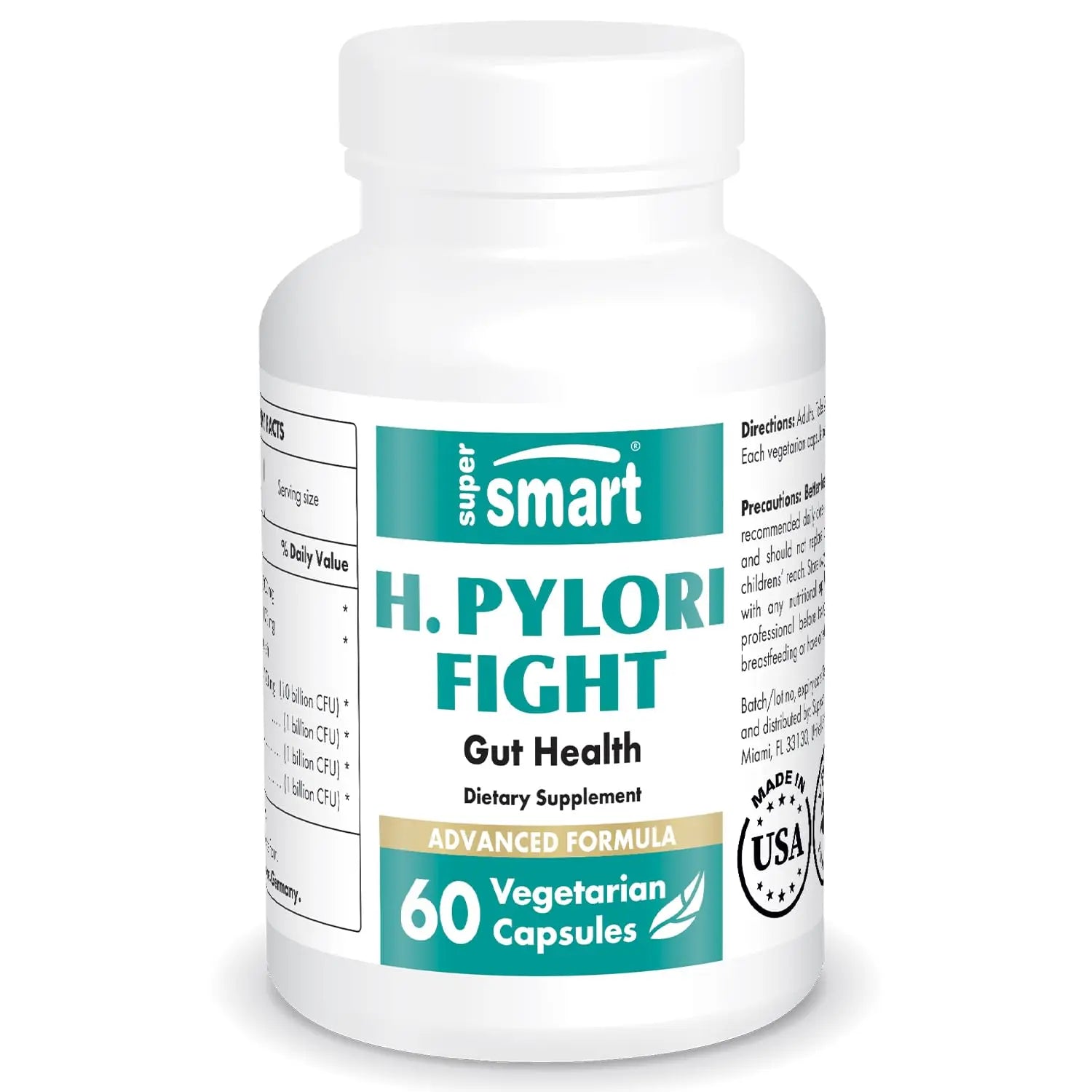 Supersmart - H. Pylori Fight Advanced Formula (Mastic Gum, Probiotics & Prebiotic) Supersmart Au supplements