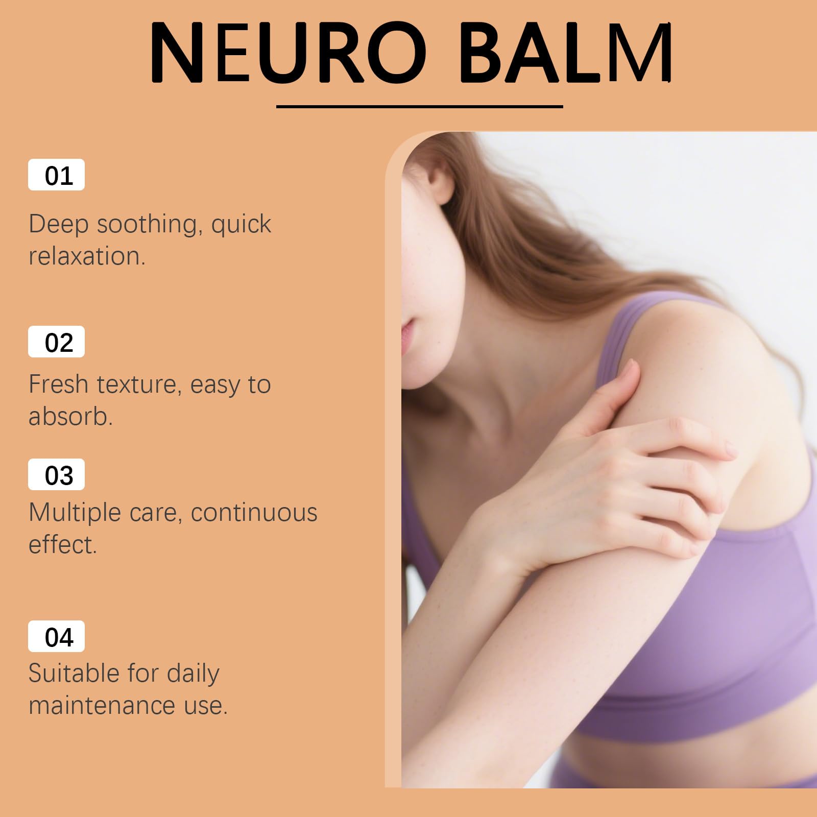 ZQDXSYN Neuro Balm, Joint & Muscle Soothing Cream, Joint Care Soothing Cream, Daily Body Care & Muscle Care (3PCS) ZQDXSYN Au supplements