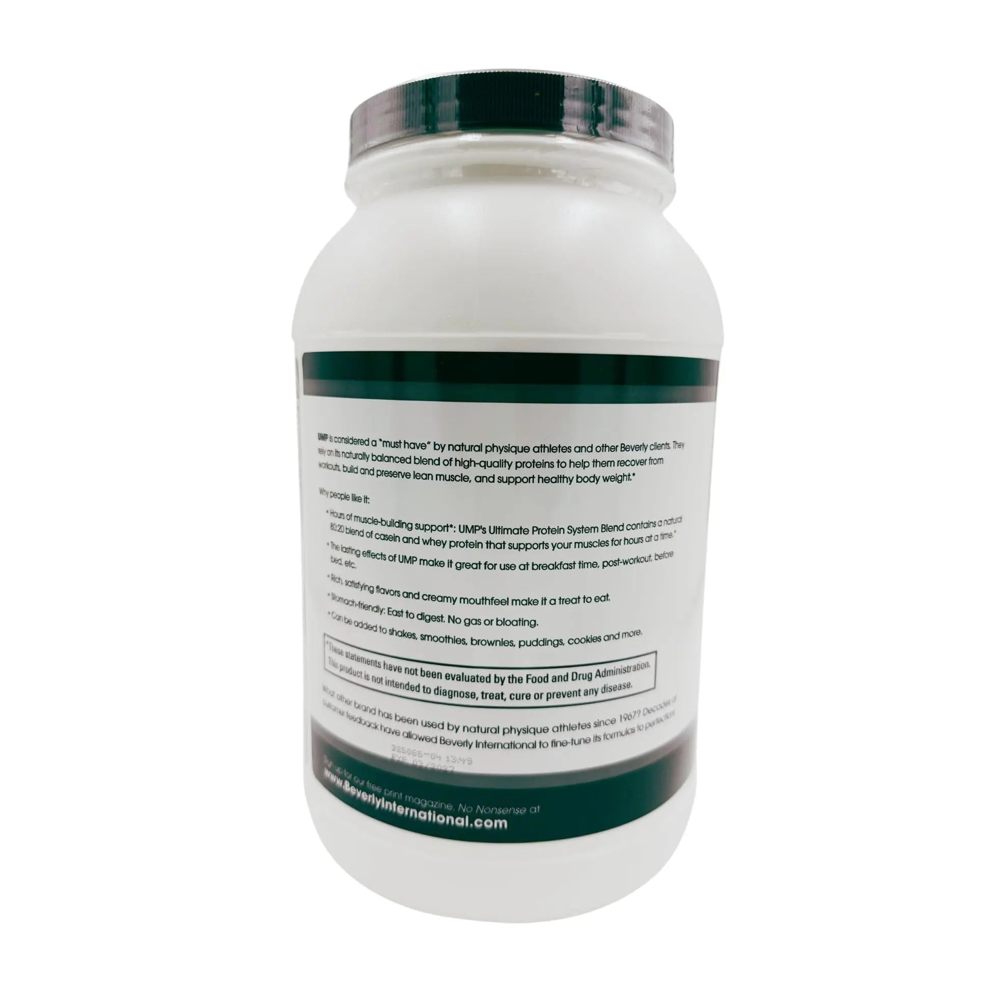 Beverly International UMP Protein Powder, Cookies & Cream. Unique Whey-Casein Ratio Builds Lean Muscle. Easy to Digest. No Bloat. (32.8 oz) 2lb .8 oz Beverly International Au supplements