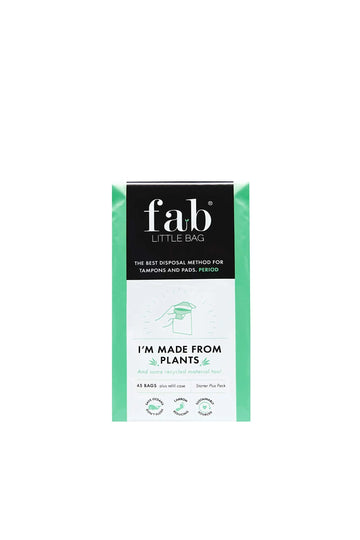 Fab Little Bag Starter Plus Pack - 45 Sanitary Disposal Bags Plus Recyclable Refill Pack Fab Little Bag Au supplements