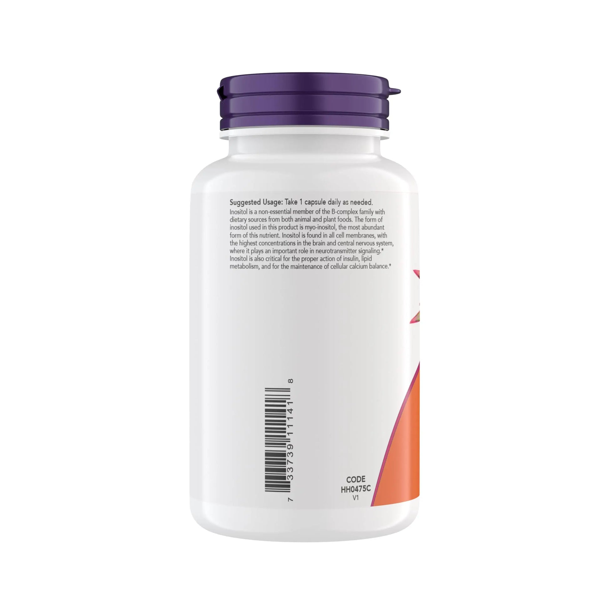 Now Foods Inositol 500 mg, Superior Myo Inositol Form, for Healthy Membrane Function Now Foods Au supplements