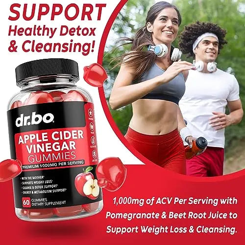 ACV Apple Cider Vinegar Gummies - Natural Support for Advanced Weight DR. BO Au supplements