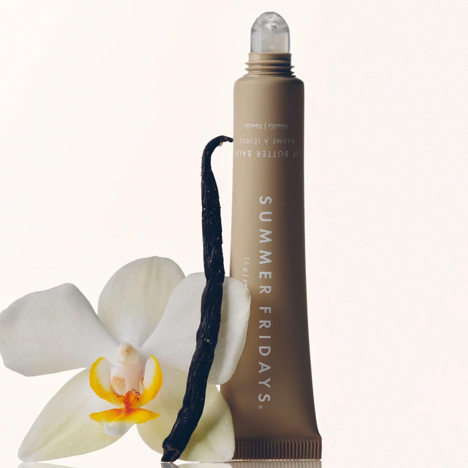 Summer Fridays Lip Butter Balm - Conditioning Lip Mask and Lip Balm for Instant Moisture, Shine and Hydration - Sheer-Tinted, Soothing Lip Care - Vanilla (.5 Oz) Summer Fridays Au supplements