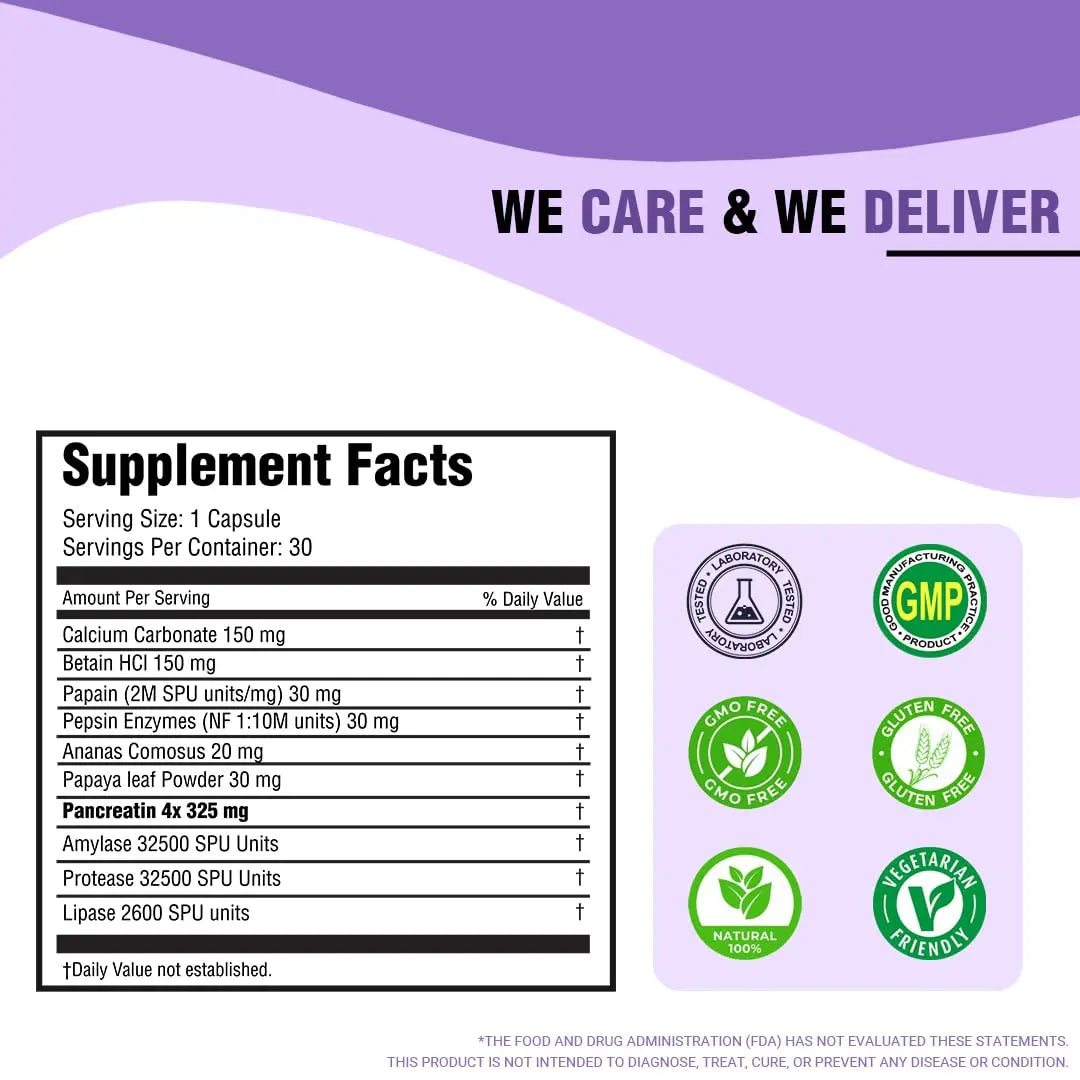 iMeMyself Enzyme Blend | 30 Veg Capsules iMeMyself Au supplements