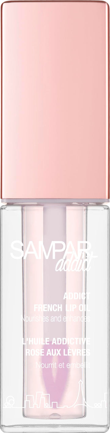 Sampar Addict French Oil with Sponge Applicator - Korean Beauty Perfect for Lip Oils & Glosses | Rosehip, Rare Beauty Tinted Lip Oil, Broadway Vita-Lip Gloss, Saie Glossy Bounce, Sampar Au supplements