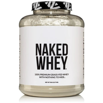 NAKED WHEY 5LB 100% Grass Fed Unflavored Whey Protein Powder - US Farms NAKED Au supplements