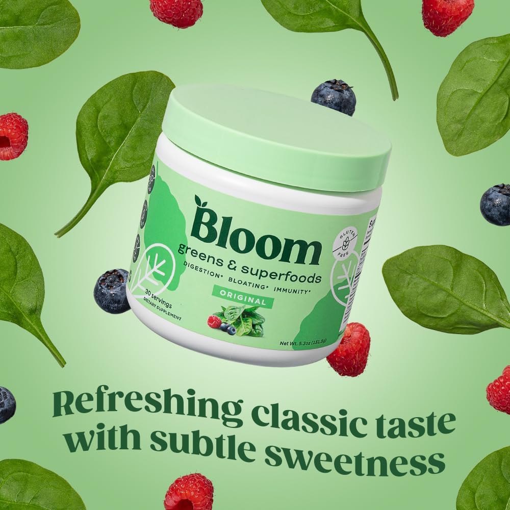 Bloom Nutrition Greens and Superfoods Powder for Digestive Health, Greens Powder Bloom Nutrition Au supplements