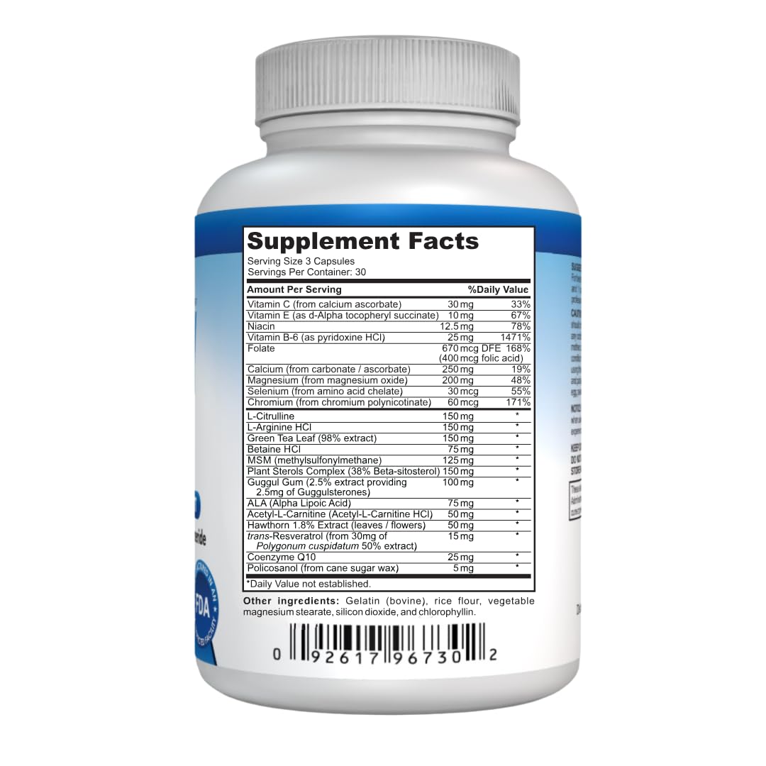 NutraPro Healthy Heart - Heart Health Supplements & Arteries Support .Healthy Cholesterol and Triglyceride. GMP Certified. NutraPro Au supplements