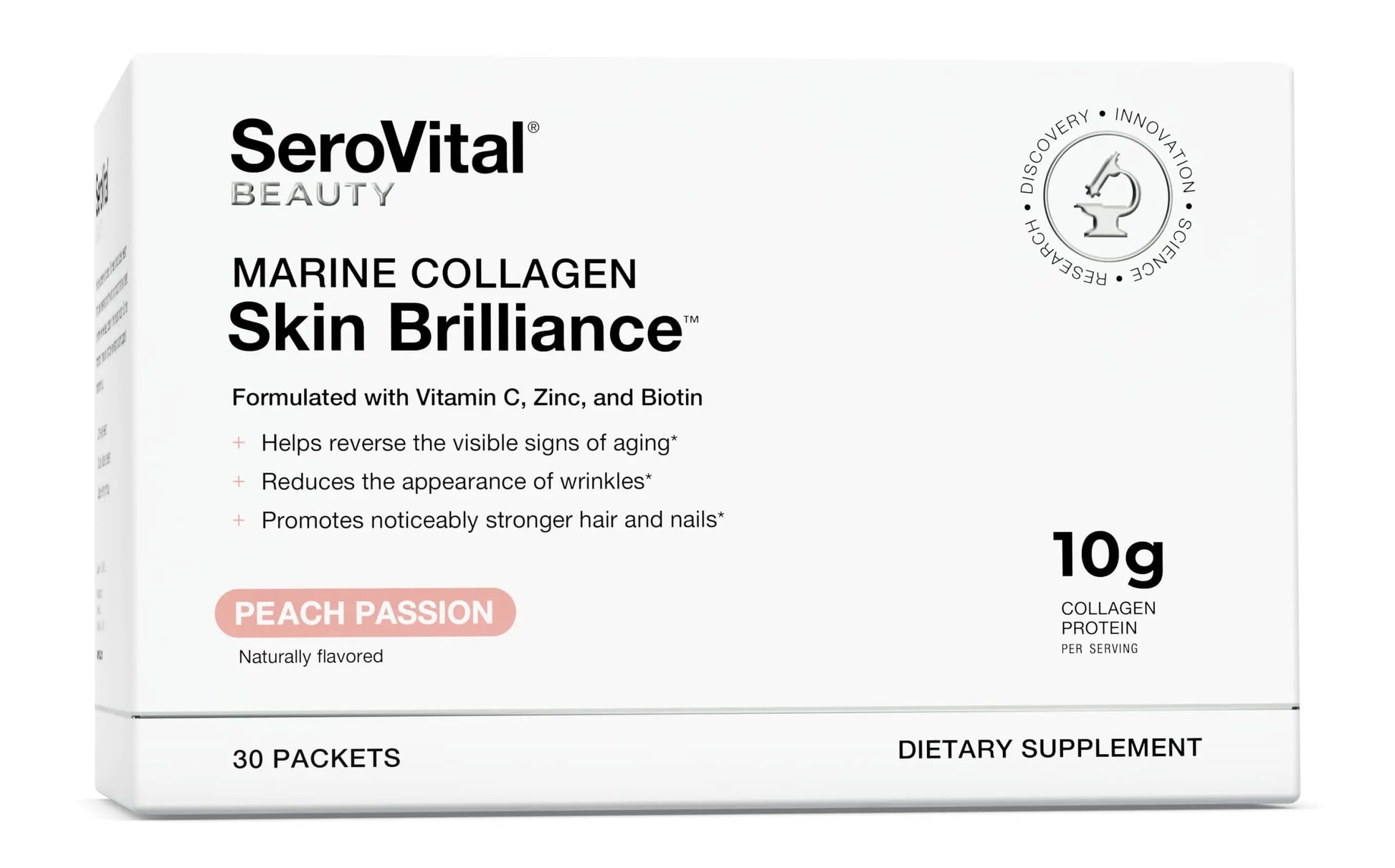 Serovital Skin Brilliance Marine Collagen – Hydrolyzed Marine Collagen Peptides Serovital Au supplements