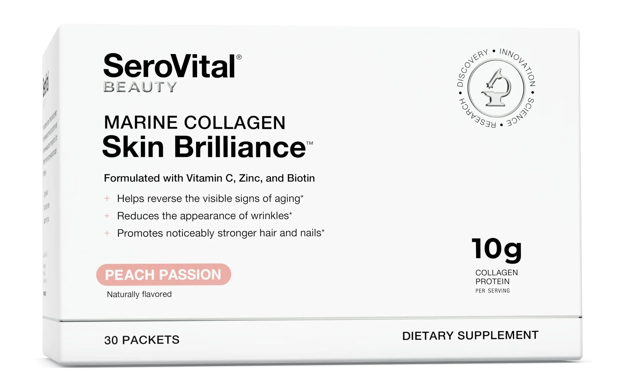 Serovital Skin Brilliance Marine Collagen – Hydrolyzed Marine Collagen Peptides Serovital Au supplements