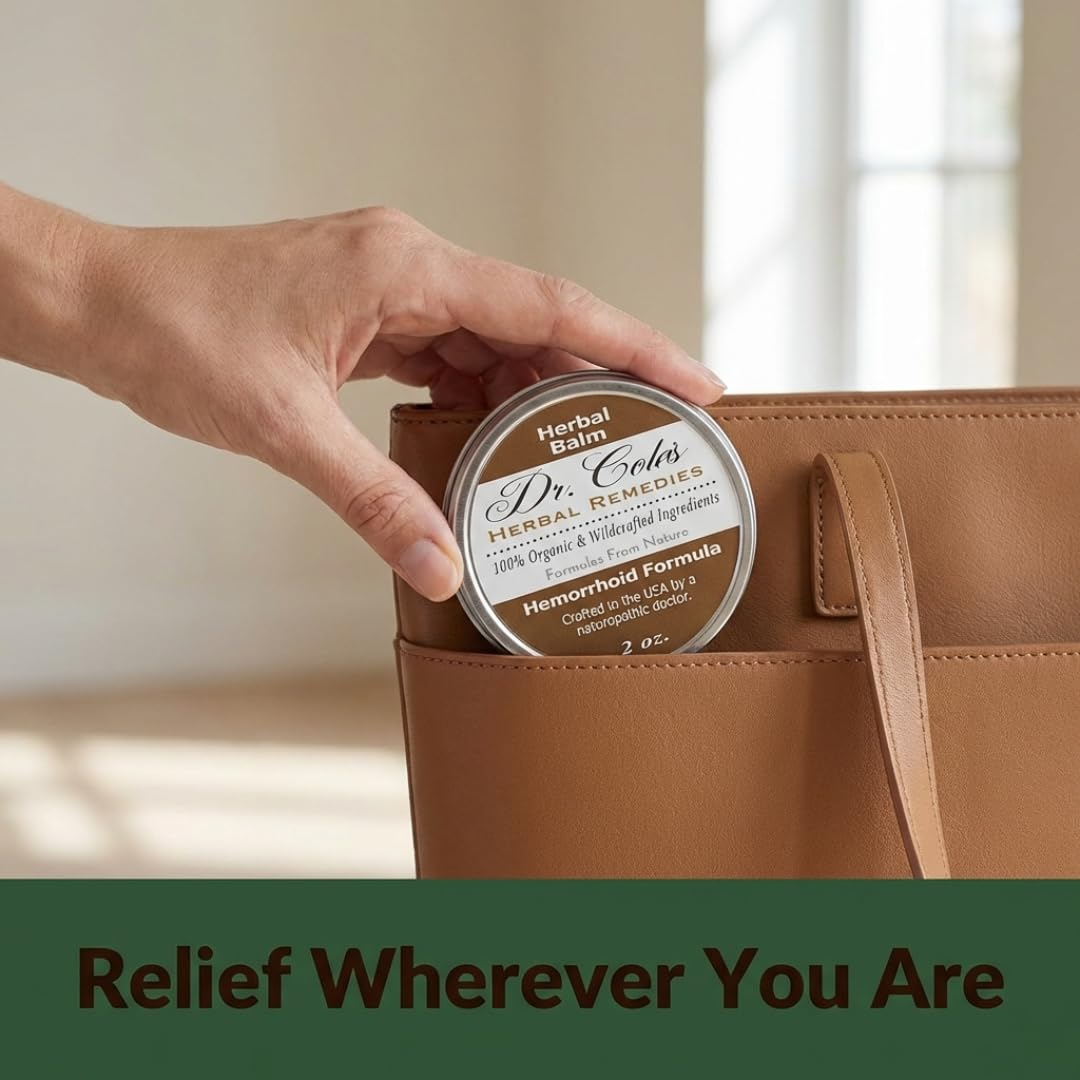 Dr. Cole’s Hemorrhoid Treatment – Organic Herbal Ointment for External Hemorrhoid Soothing & Comfort – Plant-Based, Gentle, No Petroleum or Harsh Chemicals – 2 oz Dr. Cole's Herbal Remedies Au supplements