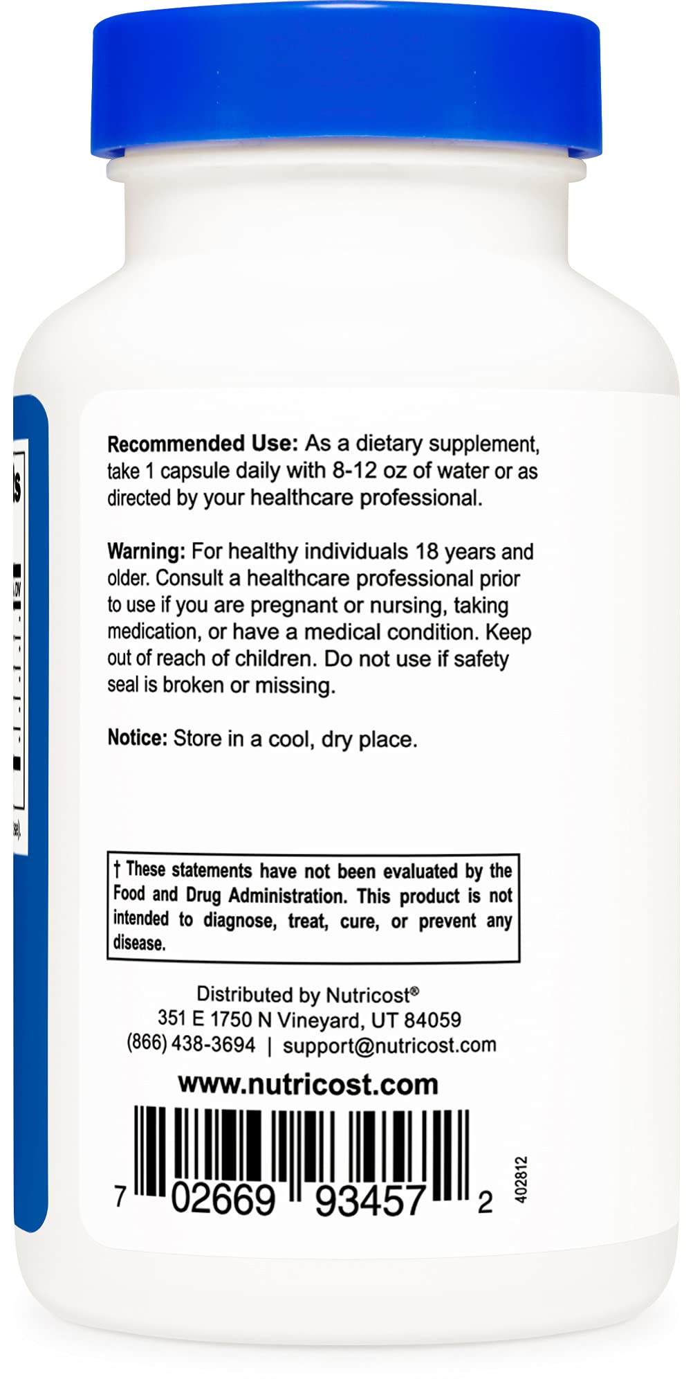 Nutricost Lactase Enzyme Complex 3,000 FCC ALU, 120 Veggie Capsules - Non-GMO Nutricost Au supplements