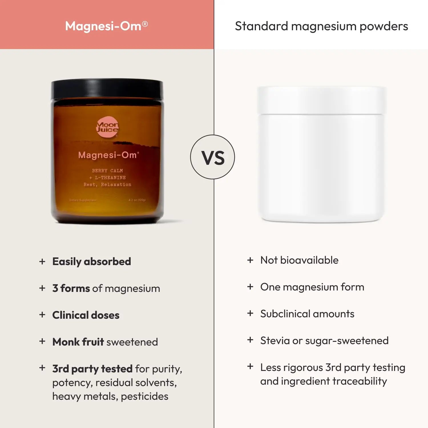 Moon Juice Magnesi-Om Magnesium Powder Supplement - Chelated Magnesium Complex + L-Theanine Blend for Rest, Relaxation & Regularity Moon Juice Au supplements