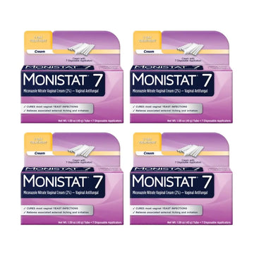 Monistat 7 Vaginal Cream with Tube Plus 7 Disposable Applicators, Anti-Fungal, For Most Vaginal Yeast Monistat Au supplements