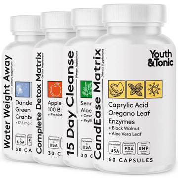 Youth & Tonic Complete Body Detox for Cleanse, Normal Acidity Gut Level and Water Youth & Tonic Au supplements