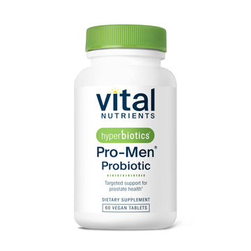 Hyperbiotics Vital Nutrients Pro Men Probiotics | Vegan Advanced Probiotics for Men | Clinically Studied for Prostate Health, Digestive Balance and Gut Health* | Gluten, Dairy, Soy Free | 60 Tablets Hyperbiotics Au supplements