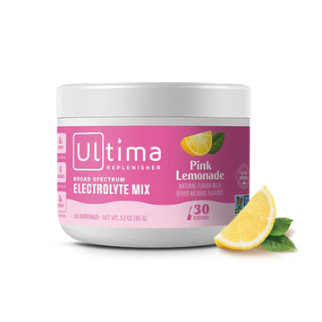 Ultima Replenisher Daily Electrolyte Drink Mix – Pink Lemonade, 30 Serving – Hydration Ultima Replenisher Au supplements