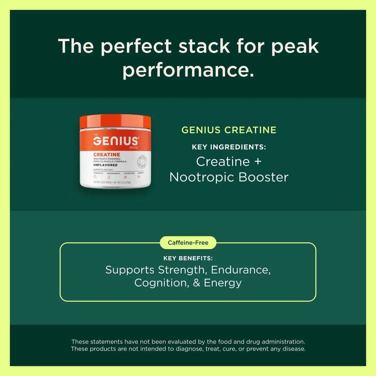 The Genius Brand Organic Mushroom Coffee + Collagen - Daily Energy Support - Healthy Immune Function - Arabica Coffee with Cordyceps, Reishi & Lion's Mane Mushroom Blend - 10.6 oz (30 Servings) The Genius Brand Au supplements