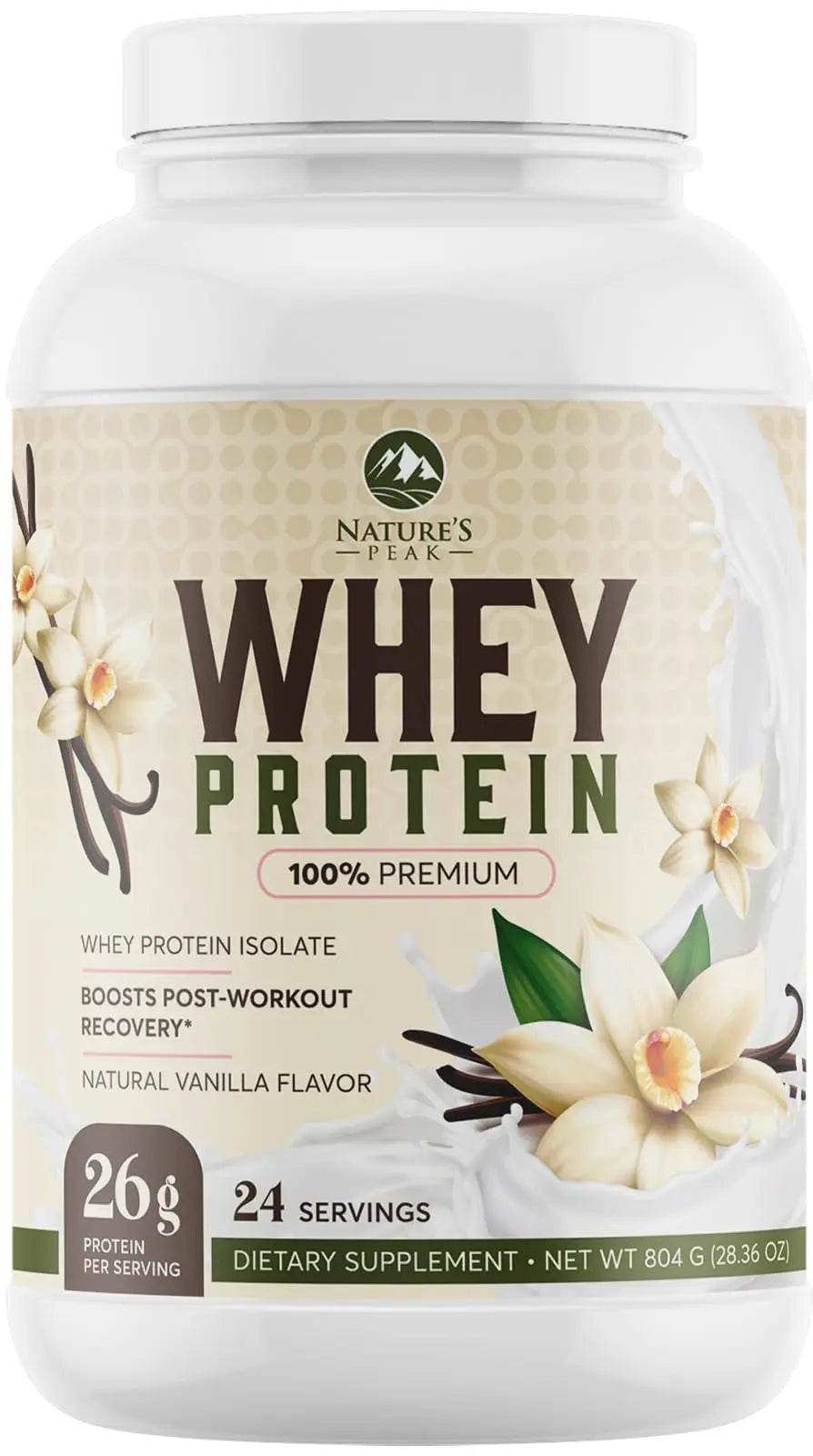 Nature's Protein Powder, 100% Whey Protein Powder Isolate, Immune Support, BCAAs Nature's Peak Au supplements
