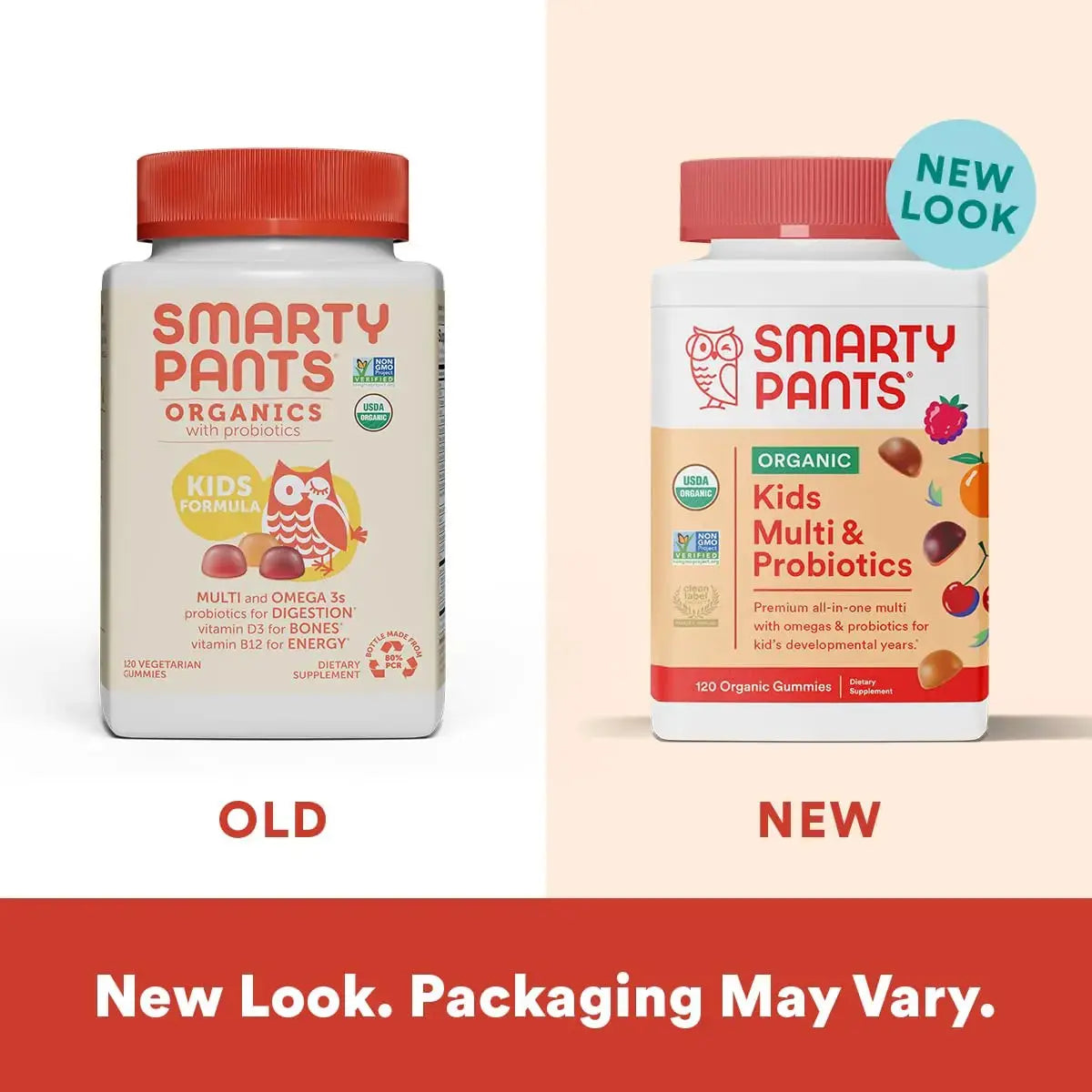 SmartyPants Organic Kids Multivitamin Gummies: Probiotics, Omega 3 (ALA) & Kids Multivitamin Gummies and Fiber Supplement: Omega 3 Fish Oil (EPA/DHA), Vitamin D3, C, Vitamin B12 SmartyPants Au supplements