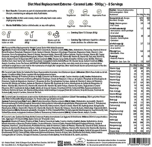 Protein Works - Diet Meal Replacement Extreme Shake, 200 Calorie Meal, High Protein Meal Protein Works Au supplements