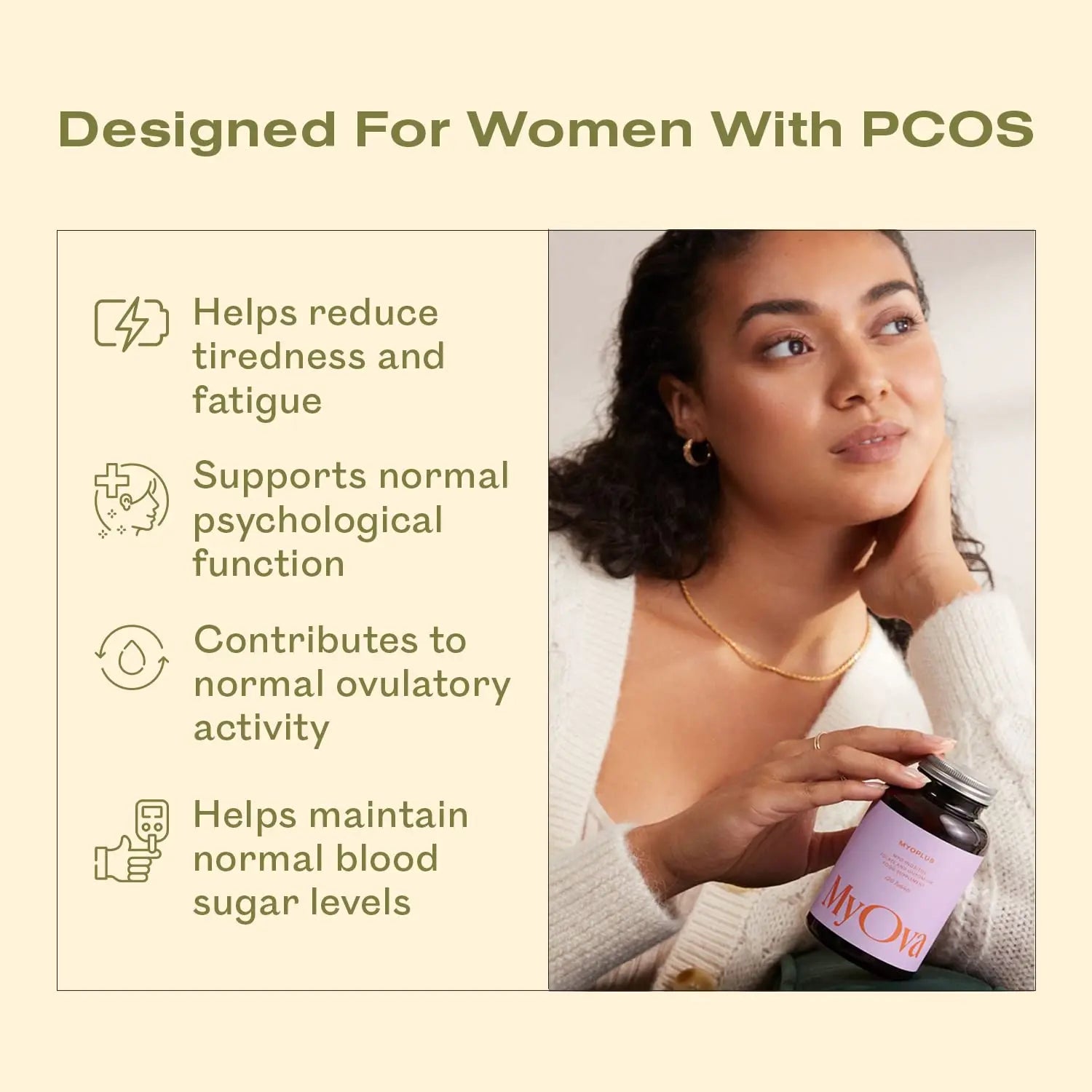 3 Pack of MyOva Myoplus - Natural Female Support Supplement for PCOS - 4000mg Myo MyOva Au supplements