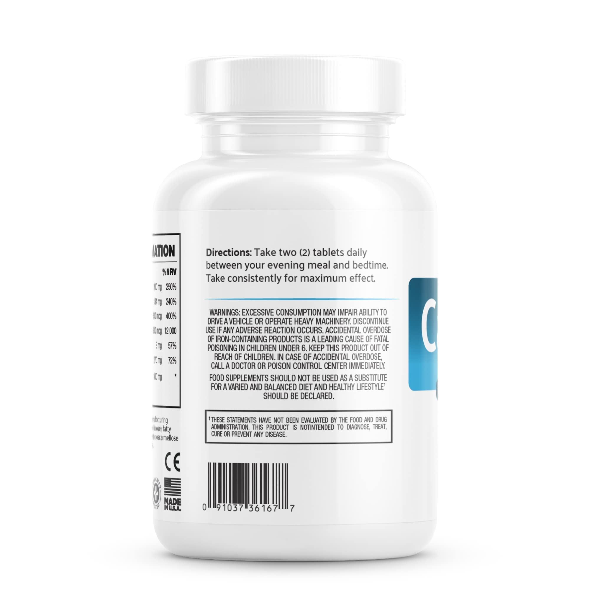 Calm Legs Natural for Natural Itching, Crawling, Tingling and Agitated Leg with Iron, Magnesium, and Valerian Root (60 Tablets)… Calm Legs Au supplements