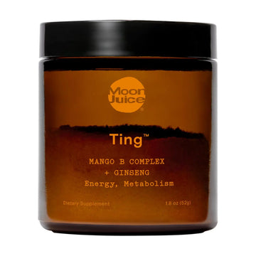 Moon Juice Ting - Vitamin B Complex Powder Supplement - Methylated B12, Folate, Ginseng, L-Glutamine & B Vitamins, Caffeine Free Energy & Digestion Support, Sugar Free, Mango, 1.8 oz, 25 Servings Moon Juice Au supplements
